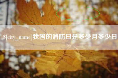 景德镇我国的消防日是多少月多少日