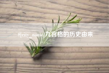 景德镇九宫格的历史由来