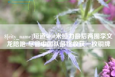 景德镇短道5000米接力最后两圈李文龙陪跑-尽管中国队最终收获一枚铜牌