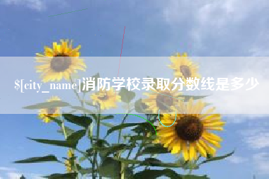 景德镇消防学校录取分数线是多少