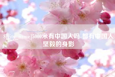 景德镇5000米有中国人吗-都有中国人坚毅的身影