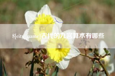 景德镇古代的九宫算术有哪些
