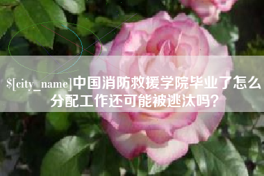 景德镇中国消防救援学院毕业了怎么分配工作还可能被逃汰吗？
