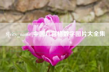 景德镇中国九宫格数字图片大全集