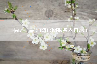 景德镇消防官网报名入口2023