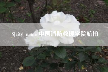 景德镇中国消防救援学院航拍