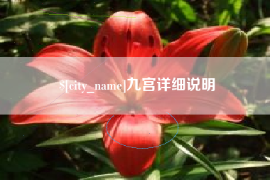 景德镇九宫详细说明