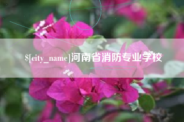 景德镇河南省消防专业学校